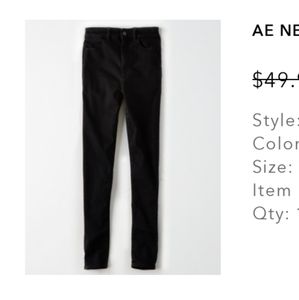 American Eagle Highest Rise Jegging 18L